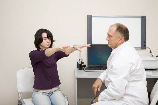 Diagnóstico de osteocondrose torácica por um neurologista